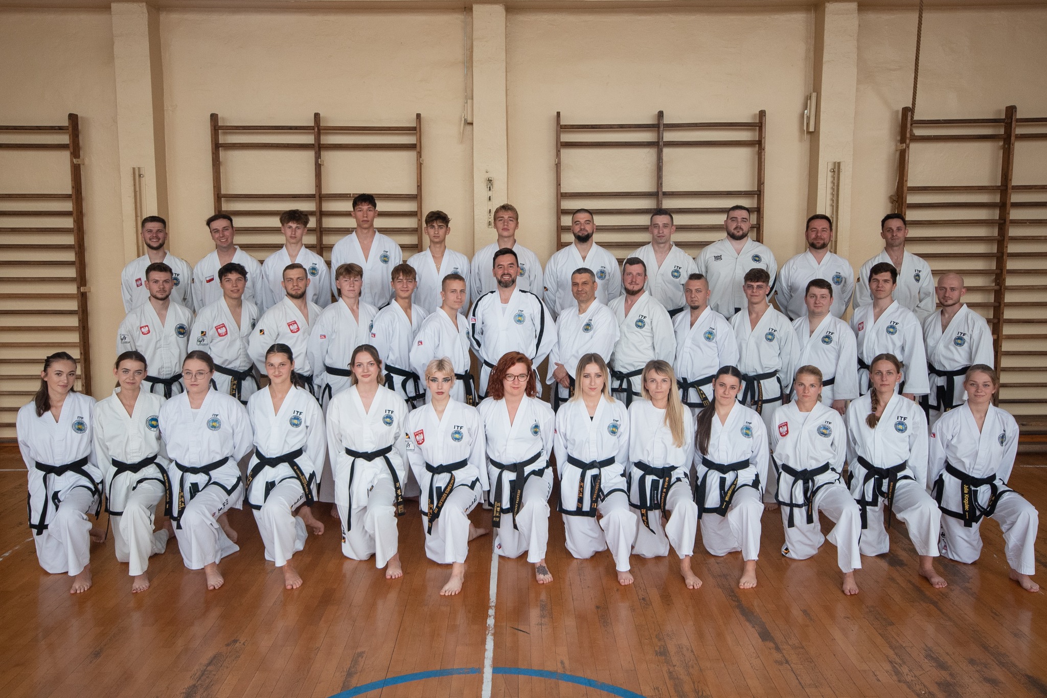 Trening CZARNYCH PASÓW z okazji 25-lecia pracy trenerskiej Jarosława Bigosa w Dęblinie