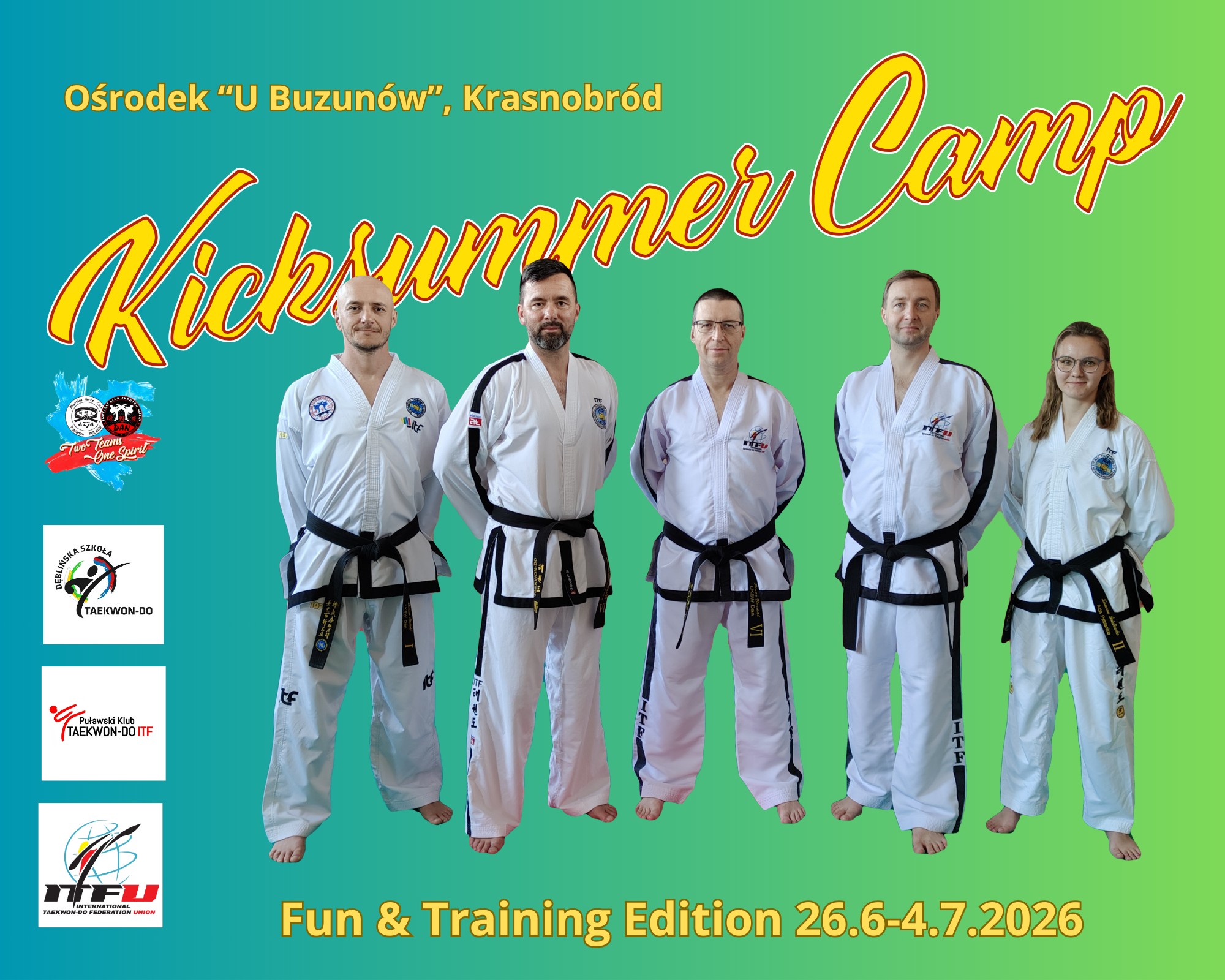 Zapraszamy na letni OBÓZ TAEKWON-DO do Krasnobrodu