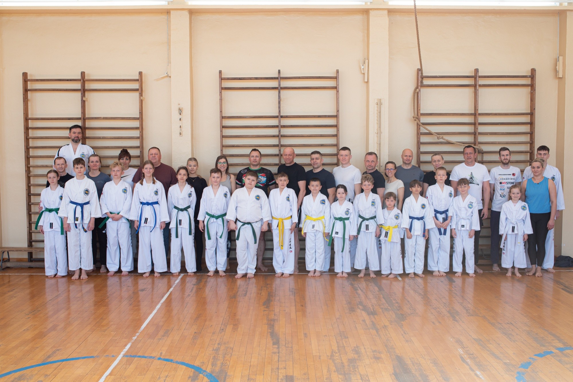 Kolejne wspólne treningi naszych taekwondoków z rodzicami